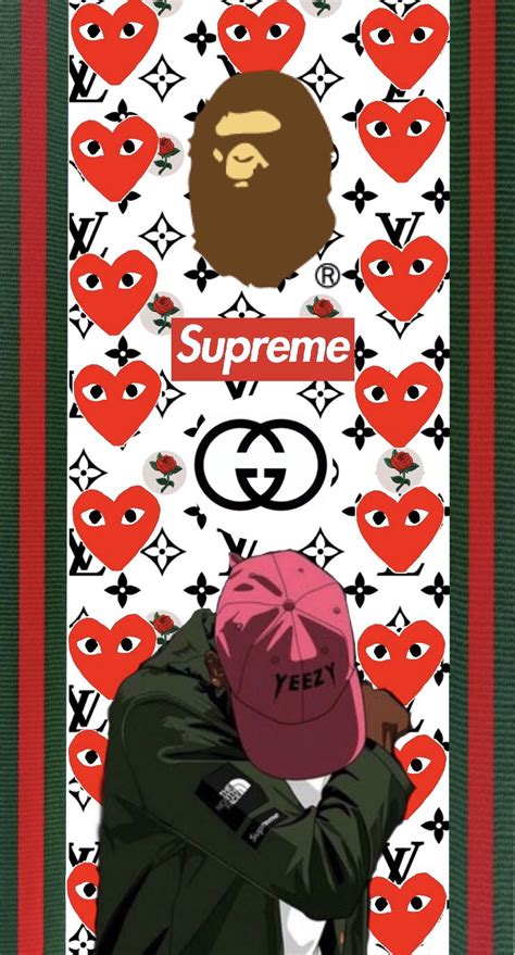 bape louis vitton supreme gucci bartsticker|louis vuitton stickers.